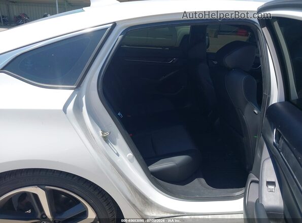 1HGCV1F35JA201864 2018 HONDA ACCORD White VIN კოდის სტიკერის ხედი
