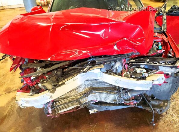 1HGCV1F35JA207552 2018 HONDA ACCORD Red Вид задньої частини салону