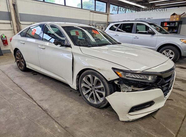 1HGCV1F35JA260574 2018 HONDA ACCORD White Առջևի աջ