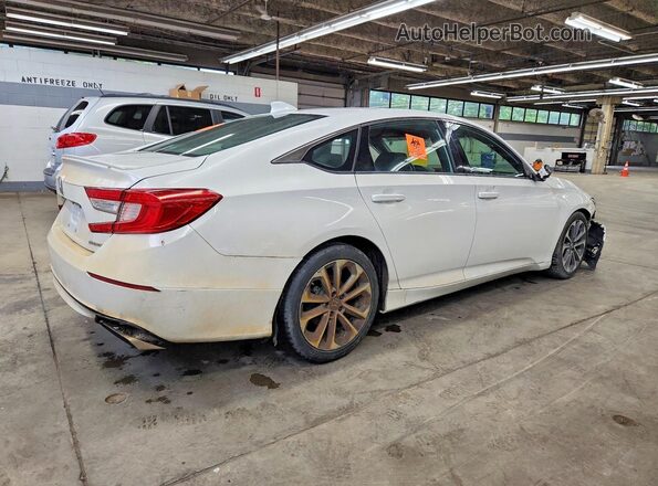 1HGCV1F35JA260574 2018 HONDA ACCORD White Հետևի աջ