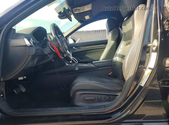 1HGCV1F35KA004498 2019 HONDA ACCORD Black Սալոնի դիմացի տեսք