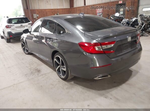 1HGCV1F35KA024637 2019 HONDA ACCORD Серый Задняя левая четверть