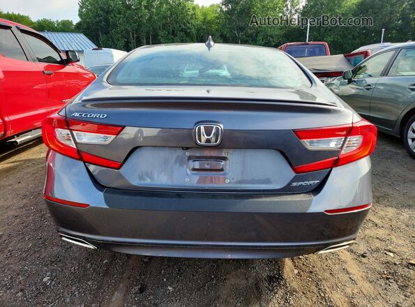 1HGCV1F35KA024847 2019 HONDA ACCORD Gray Widok z tyłu