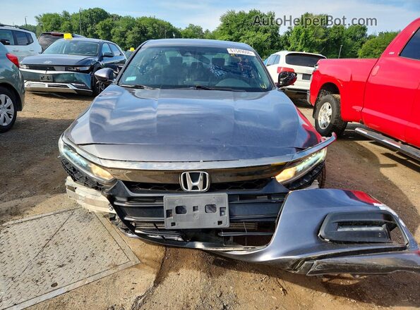 1HGCV1F35KA024847 2019 HONDA ACCORD Gray Widok z przodu