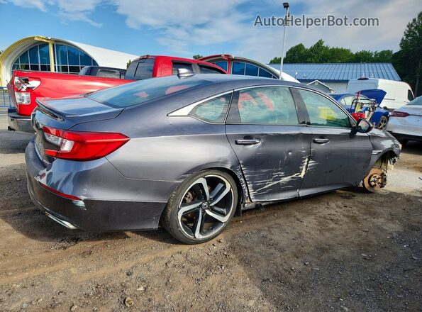 1HGCV1F35KA024847 2019 HONDA ACCORD Gray Tył prawy