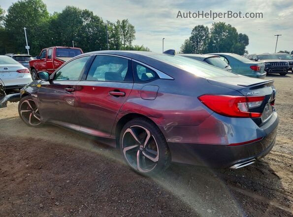 1HGCV1F35KA024847 2019 HONDA ACCORD Gray Tył lewy