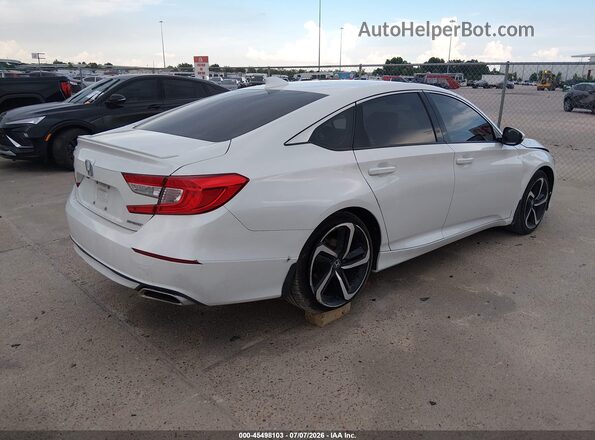 1HGCV1F35KA046962 2019 HONDA ACCORD White Задня права чверть
