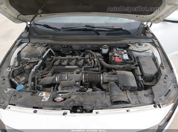1HGCV1F35KA046962 2019 HONDA ACCORD White Вид ззаду