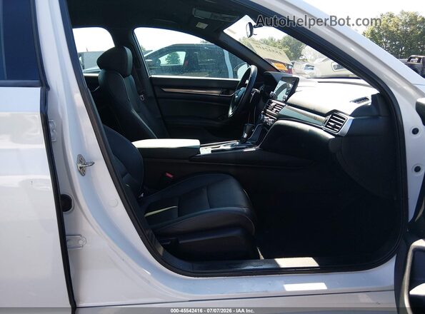 1HGCV1F35KA111714 2019 HONDA ACCORD White Front interior view