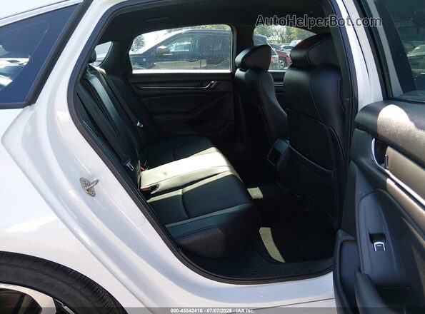 1HGCV1F35KA111714 2019 HONDA ACCORD White VIN sticker view