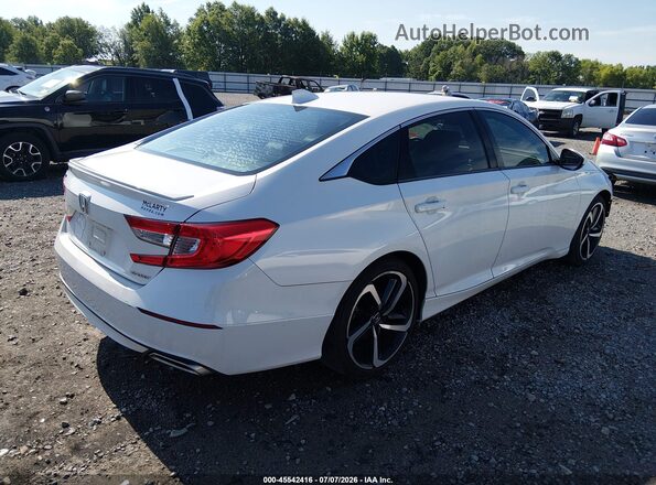 1HGCV1F35KA111714 2019 HONDA ACCORD White Rear right