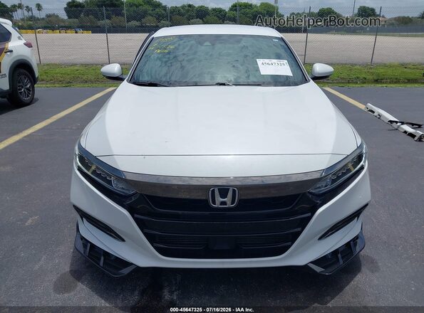 1HGCV1F35KA130134 2019 HONDA ACCORD White Vista interior trasera