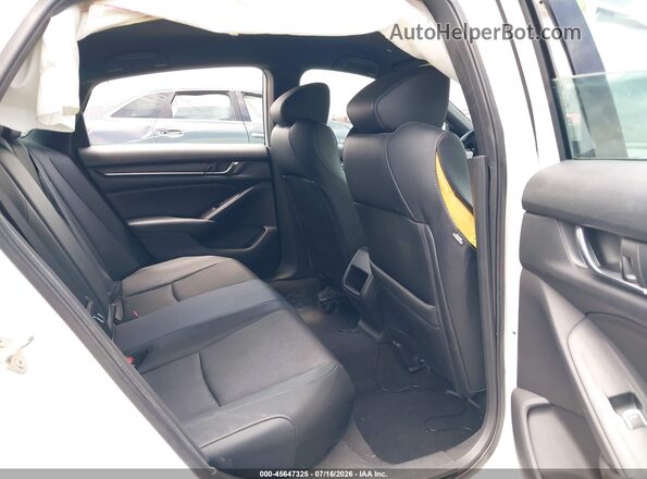 1HGCV1F35KA130134 2019 HONDA ACCORD White Vista de la etiqueta del VIN