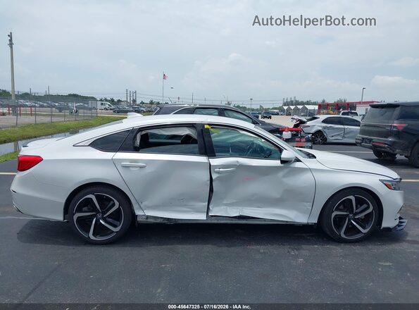 1HGCV1F35KA130134 2019 HONDA ACCORD White Vista frontal