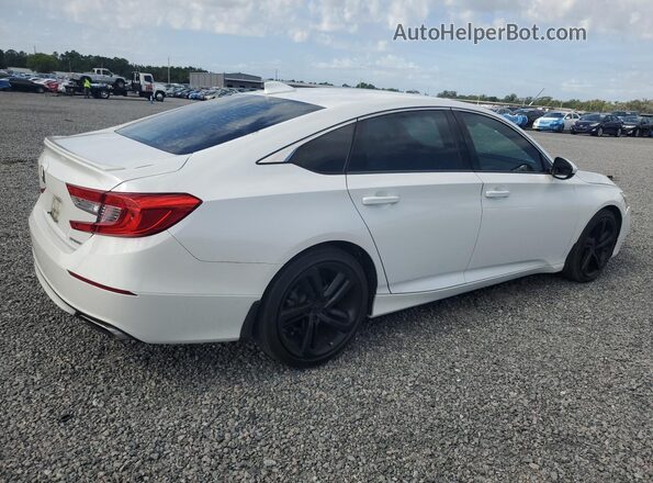 1HGCV1F35KA147757 2019 HONDA ACCORD White უკანა მარჯვენა