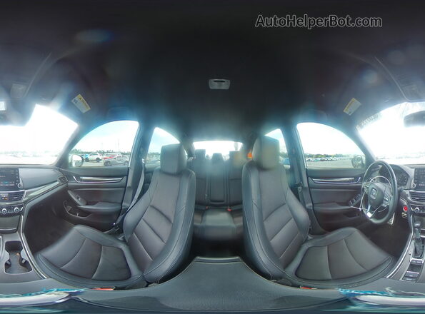 1HGCV1F35KA147757 2019 HONDA ACCORD White VIN კოდის სტიკერის ხედი