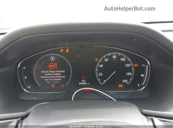 1HGCV1F35KA164512 2019 HONDA ACCORD Red Հետևի նստատեղերի տեսք