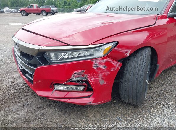 1HGCV1F35KA164512 2019 HONDA ACCORD Red Դիմացի տեսք