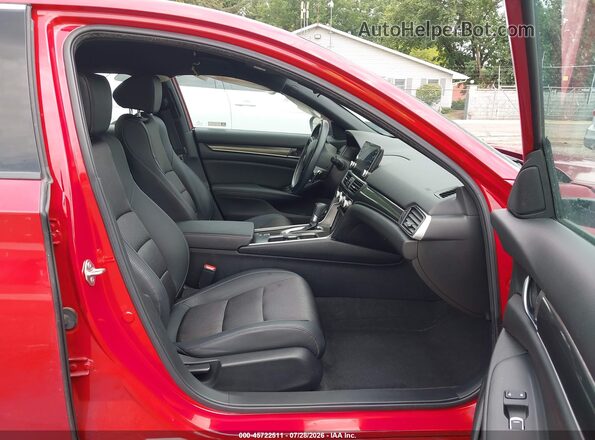 1HGCV1F35KA164512 2019 HONDA ACCORD Red Սալոնի դիմացի տեսք