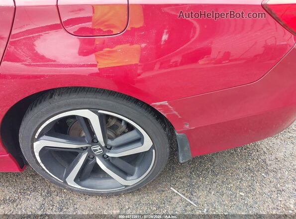 1HGCV1F35KA164512 2019 HONDA ACCORD Red 