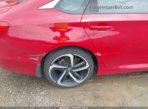 1HGCV1F35KA164512 2019 HONDA ACCORD Red 