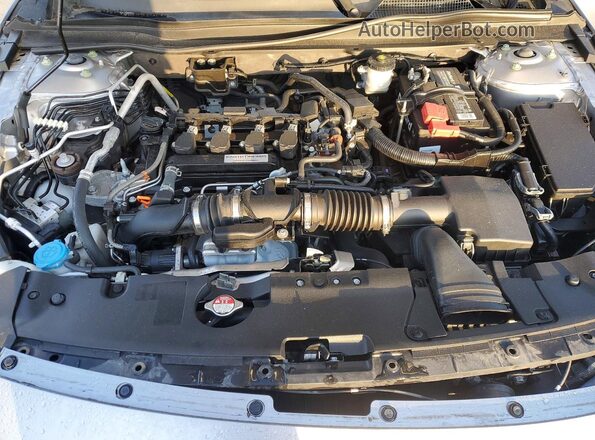 1HGCV1F35LA070258 2020 HONDA ACCORD Silver უკანა სალონის ხედი