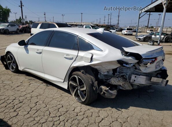 1HGCV1F35LA107356 2020 HONDA ACCORD White Задня ліва чверть