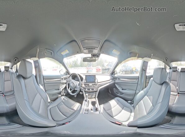 1HGCV1F35LA140888 2020 HONDA ACCORD Black Вид наклейки з VIN-кодом