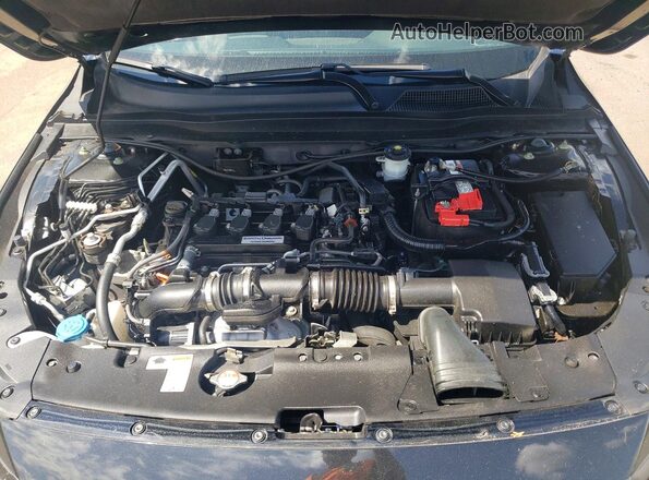 1HGCV1F35LA156900 2020 HONDA ACCORD Black Вид задньої частини салону