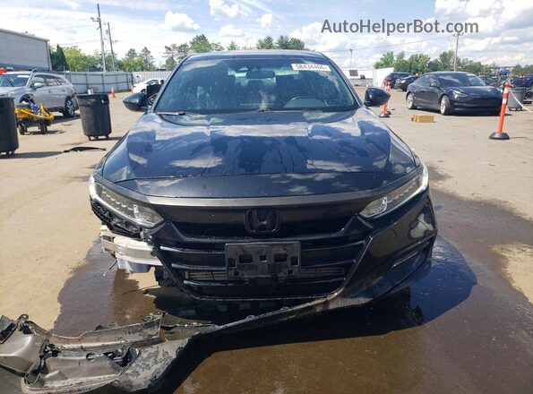 1HGCV1F35LA156900 2020 HONDA ACCORD Black Вид спереду