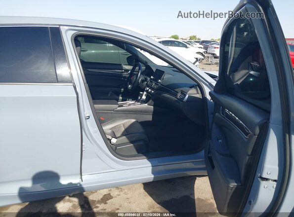 1HGCV1F35MA018386 2021 HONDA ACCORD Серый Вид салона спереди