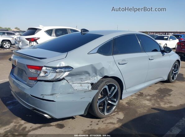 1HGCV1F35MA018386 2021 HONDA ACCORD Серый Вид спереди