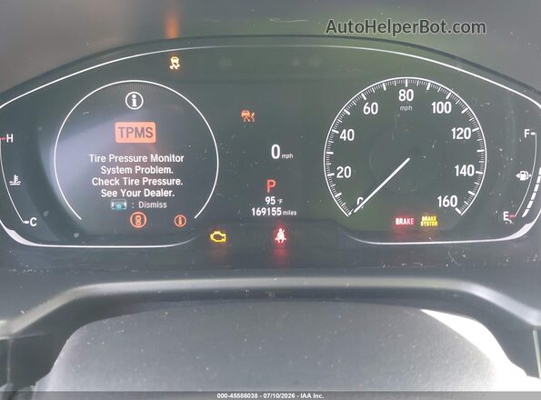 1HGCV1F35MA018386 2021 HONDA ACCORD Серый Вид задних сидений
