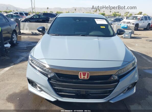 1HGCV1F35MA018386 2021 HONDA ACCORD Серый Вид щитка приборов