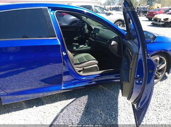 1HGCV1F35MA019506 2021 HONDA ACCORD Blue Vista interior delantera