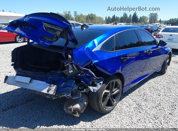1HGCV1F35MA019506 2021 HONDA ACCORD Blue Trasero derecho