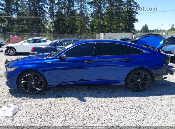 1HGCV1F35MA019506 2021 HONDA ACCORD Blue 