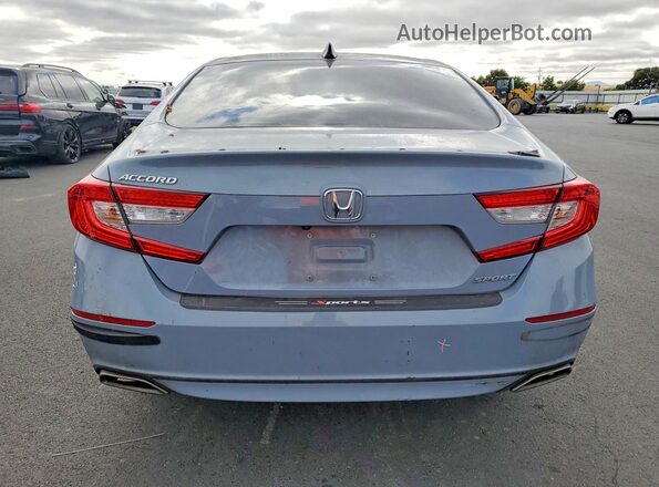 1HGCV1F35MA020686 2021 HONDA ACCORD Gray Rear view