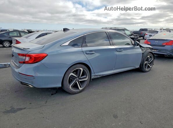 1HGCV1F35MA020686 2021 HONDA ACCORD Gray Rear right
