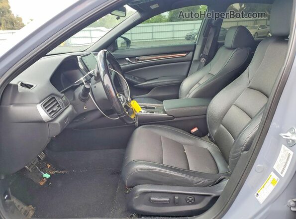 1HGCV1F35MA020686 2021 HONDA ACCORD Gray Front interior view