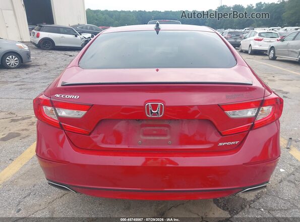 1HGCV1F35MA026231 2021 HONDA ACCORD Red 