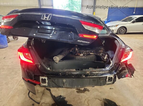 1HGCV1F35MA051839 2021 HONDA ACCORD Black Vista trasera