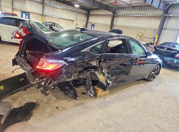 1HGCV1F35MA051839 2021 HONDA ACCORD Black Trasero derecho