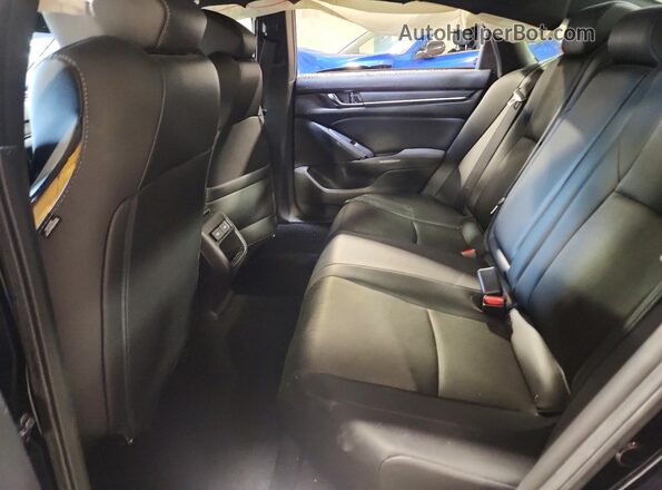 1HGCV1F35MA051839 2021 HONDA ACCORD Black Vista de los asientos traseros