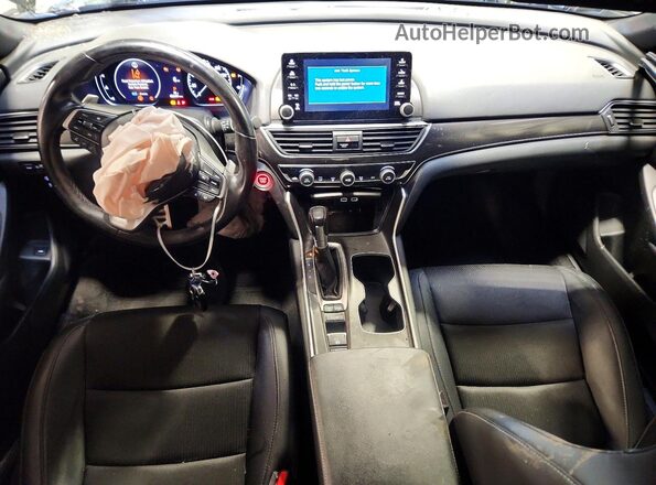 1HGCV1F35MA051839 2021 HONDA ACCORD Black Vista del salpicadero
