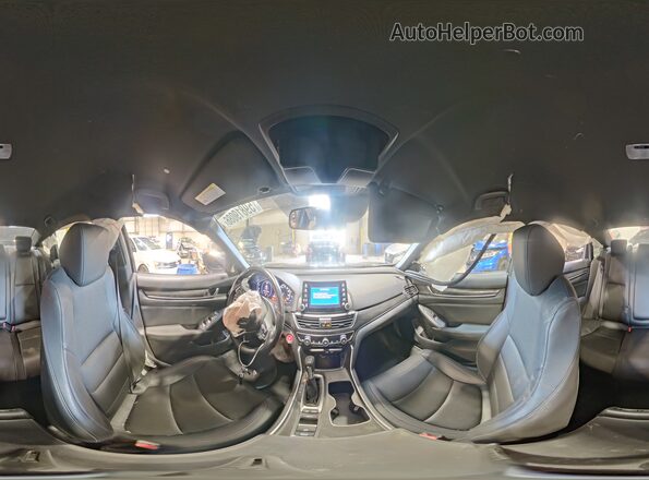 1HGCV1F35MA051839 2021 HONDA ACCORD Black Vista interior de 360 grados
