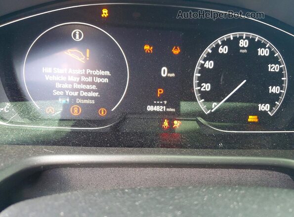 1HGCV1F35MA076840 2021 HONDA ACCORD Black Вид щитка приладів