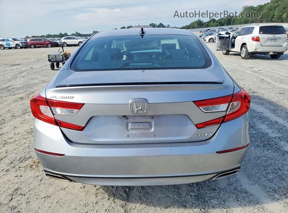 1HGCV1F35MA084811 2021 HONDA ACCORD Серебряный Вид сзади