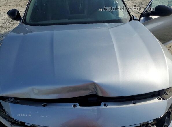1HGCV1F35MA084811 2021 HONDA ACCORD Серебряный Вид задней части салона