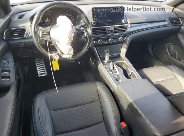 1HGCV1F35MA084811 2021 HONDA ACCORD Серебряный Вид панели приборов